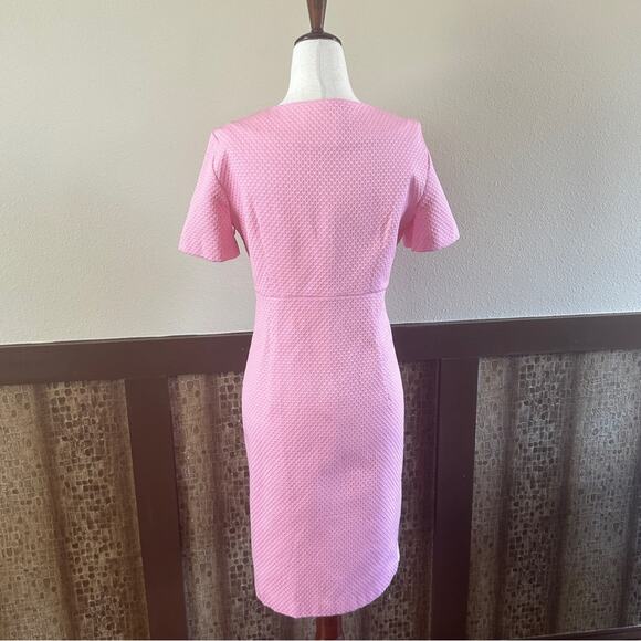 Love Moschino Iconic Barbiecore Pink Sheath Dress with Heart Pockets Sz 8 - Picture 4 of 12
